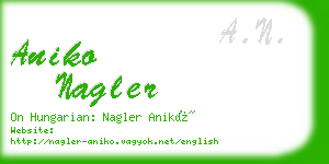 aniko nagler business card